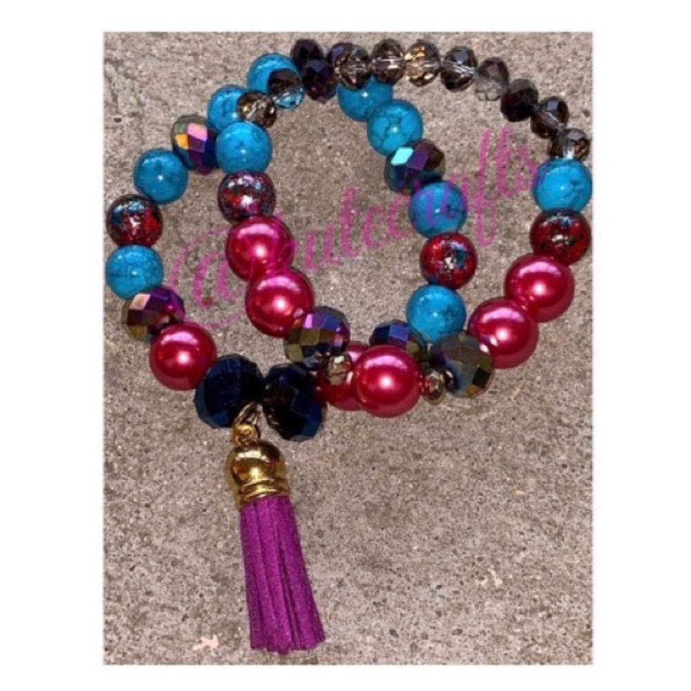 2 STACK HANDMADE BRACELET